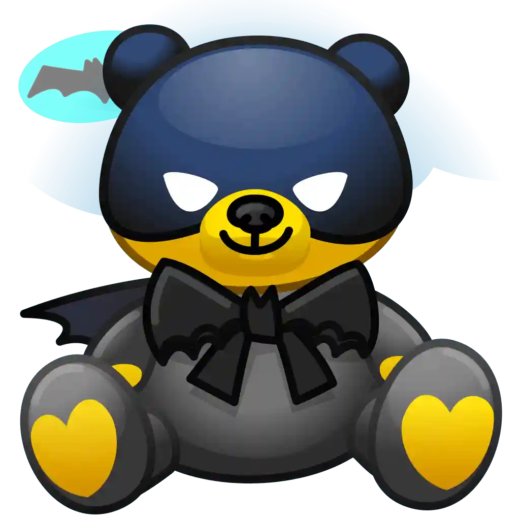 Toy Bear Dark Knight